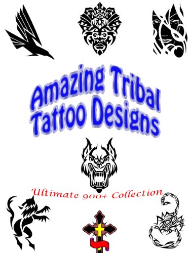 Ultimate Tribal Tattoo Designs: Abstract Ideas, Dragon Girls, Art Patterns, Shop Studio, Men and Women, Pictures with Meaning (Great Visual Arts Content Book 5) - Click to Buy