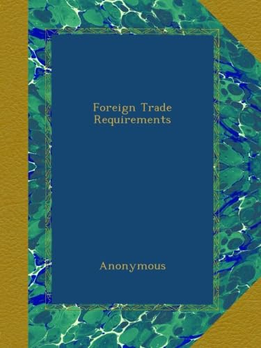 Foreign Trade Requirements - Click to Buy