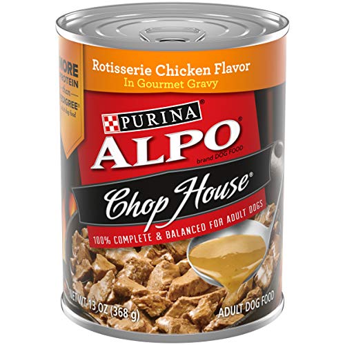 Purina Chop House Rotisserie Chicken Flavor in Gourmet Gravy, 13 Ounce (Pack of 12) - Click to Buy