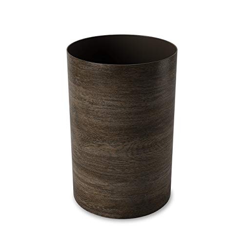 Umbra Treela Trash Can, 4-1/2-Gallon (18L) Garbage Can and Waste Basket for Home or Office, Barn Wood - Click to Buy