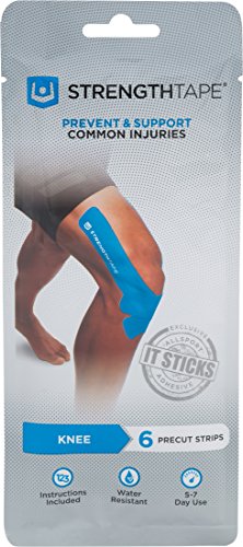 StrengthTape Knee Kinesiology Taping Kit - Click to Buy