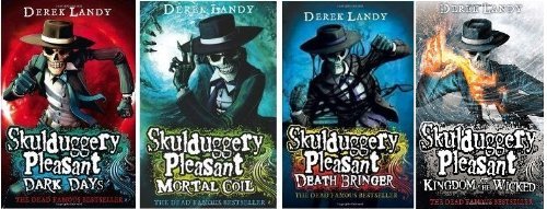 Skulduggery Pleasant: Dark Days, Mortal Coil, Death Bringer, & Kingdom of the Wicked 4, 5, 6, 7 (4 Books) - Click to Buy