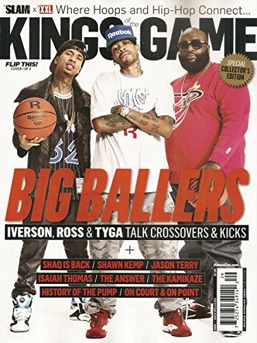 XXL / SLAM Magazine (April 2013) Tyga, Rick Ross, Allen Iverson (Kings of the Game) Collector's Flip Cover - Click to Buy