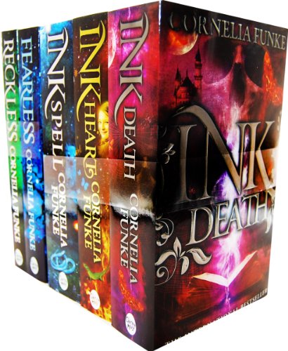 Cornelia Funke Inkheart Trilogy and Reckless 5 Books Collection Set RRP: £37.95 (Inkspell, Inkheart, Inkdeath, Reckless, Fearless)