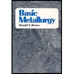 Basic Metallurgy [Paperback] Donald V. Brown - Click to Buy