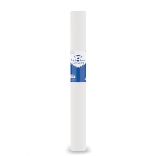 ALVIN 55W-I Lightweight Tracing Paper Roll 50yd, Yellow,White, 18" x 50 yd - Click to Buy