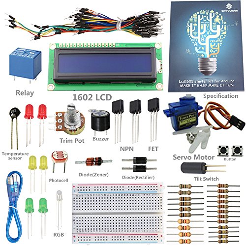 SunFounder Project Starter Kit for Arduino UNO R3 Mega2560 Mega328 Nano (Without Controller) - Click to Buy