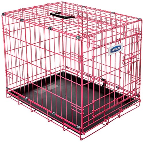 Petmate 21929 Puppy 2 Door Training Retreat, 24-Inch, Pink - Click to Buy