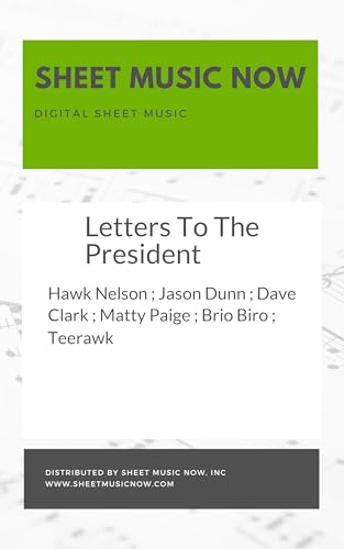 Letters To The President - Click to Buy