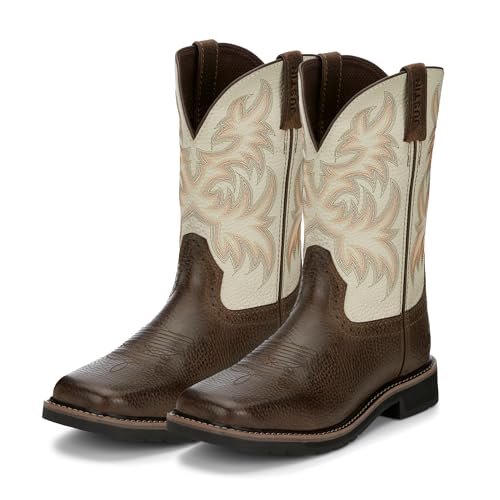 Justin Men's Driller 11'' Square Toe Work Boot - Click to Buy