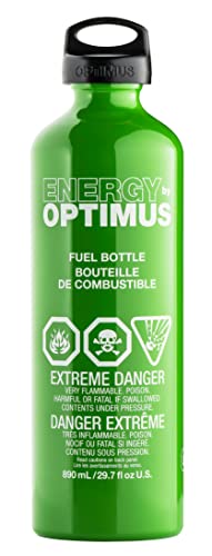 Optimus Tankflasche mit kindersicherem Deckel, 1 Liter, Fassungsvermögen 890 ml - Click to Buy