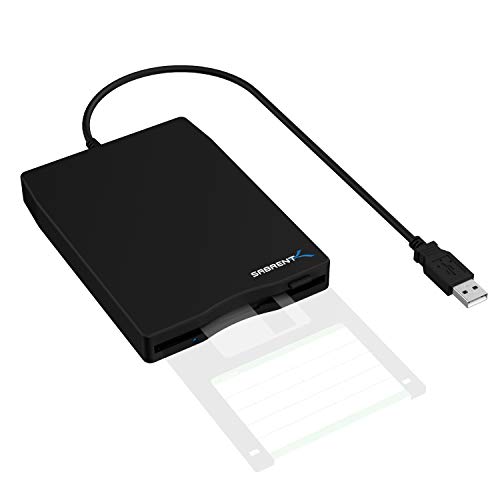 Sabrent External USB 1.44 MB 2X Floppy Disk Drive (FL-UDRV) - Click to Buy
