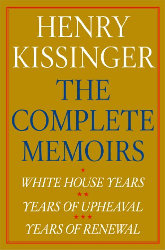 Henry Kissinger The Complete Memoirs E-book Boxed Set: White House Years, Years of Upheaval, Years of Renewal - Click to Buy