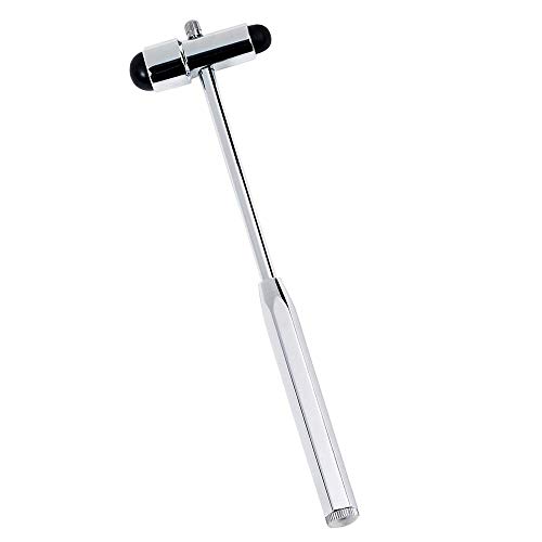 EMI Buck Neurogical Reflex Testing Hammer with Needle and Brush- Black