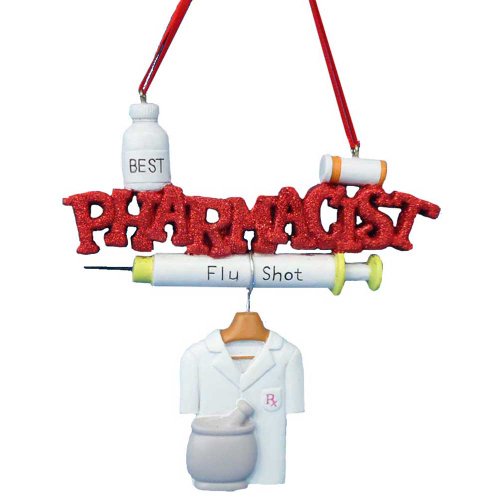 Resin "best Pharmacist" Ornament - Click to Buy