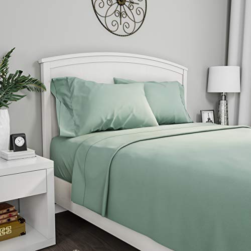 Lavish Home 1200 4-Piece Sheet Set, Queen, Sage - Click to Buy
