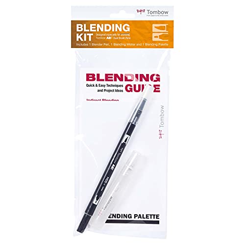 Tombow 56180 Blending Kit, Palette, Mister, & Colorless Blender, 1-Pack - Click to Buy