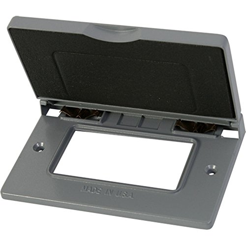 Greenfield CGFIHPS Series Weatherproof Electrical Outlet Box Cover, Gray - Click to Buy