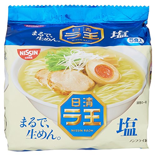 Nissin - Raoh, Japanese Instant Ramen Noodles, Salty Taste, 16.9oz (for 5 Servings)[Japan Import] - Click to Buy