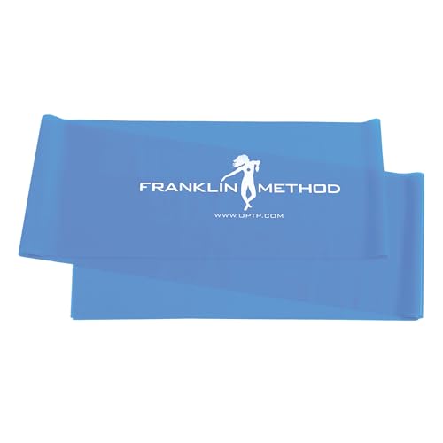 OPTP Franklin Method Band Resistive Bands - 11-Foot Blue Heavy Resistance Bands for Working Out - Use for Franklin Method Exercises - Improve Core Strength and Flexibility - Click to Buy