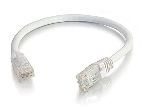C2G/Cables to Go 00959 Cat6 Snagless Unshielded (UTP) Network Patch Cable, White (6 Inch) - Click to Buy