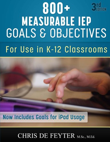 800+ Measurable IEP Goals and Objectives - Click to Buy
