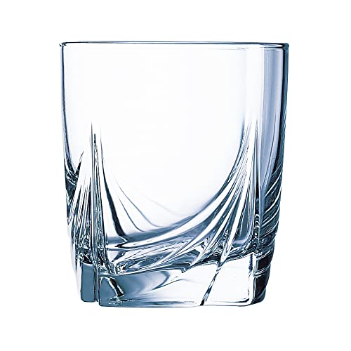 Dajar 6 Niedrigen Trinkgläser Ascot 300 ml Luminarc, Glas, Transparent, 6 Stück (1er Pack), 6 33768