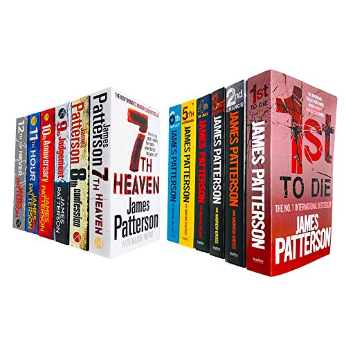 James Patterson Womens Murder Club 12 Books Collection Pack Set (1st To Die, 2nd Chance, 3rd Degree, 4th of July, The 5th Horseman , The 6th Target , 7th Heaven , 8th Confession , 9th Judgement, 10th AnniversaryN, 11th HourNew, 12th of Never) - Click to Buy