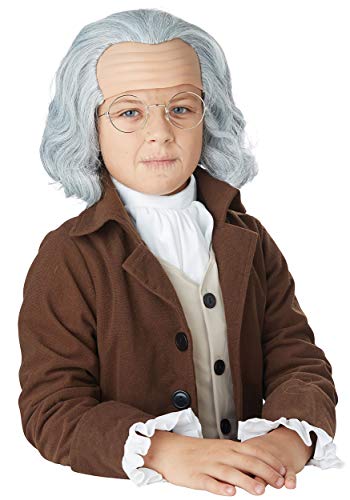 Child Benjamin Franklin Wig - ST - Click to Buy