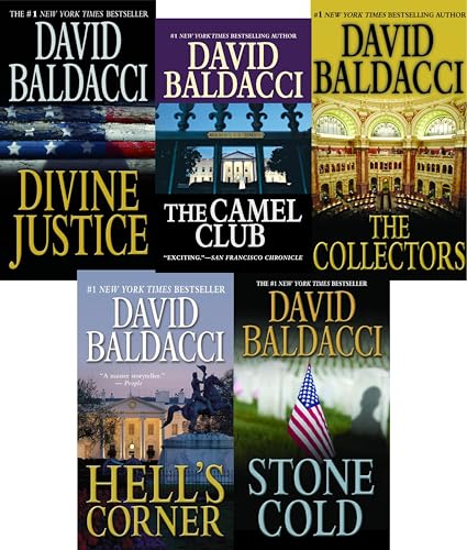 Camel Club Series Complete Set, Volumes 1-5 (Camel Club / the Collectors / Stone Cold / Divine Justice / Hell's Corner) - Click to Buy