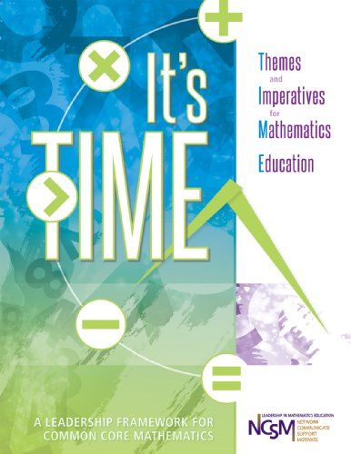 It's TIME: Themes and Imperatives for Mathematics Education - Click to Buy