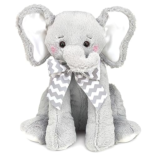Bearington Baby Lil' Spout Lullaby Animated Musical Plush Stuffed Animal Gray Elephant 13" - Click to Buy