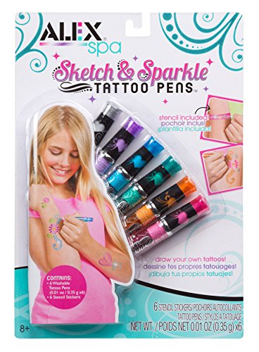 Alex Toys Various Tattoo Pens Kit Sketch and Sparkle - Click to Buy