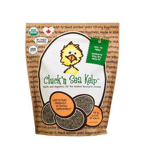 Treats For Chickens Certified Organic Cluck'N Sea Kelp, 2-Pound, Vitamin Supplement