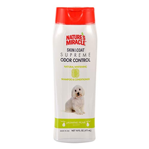 Nature's Miracle Supreme Whitening Odor Control Shampoo, 16 oz. - Click to Buy