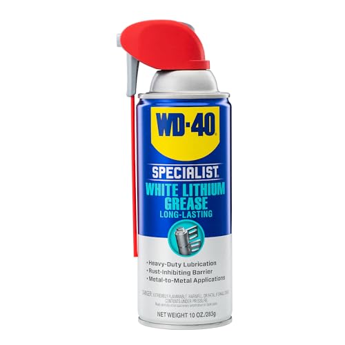 WD-40 300243 Specialist Lithium Grease Spray, 10 oz, White (Pack of 1) - Click to Buy