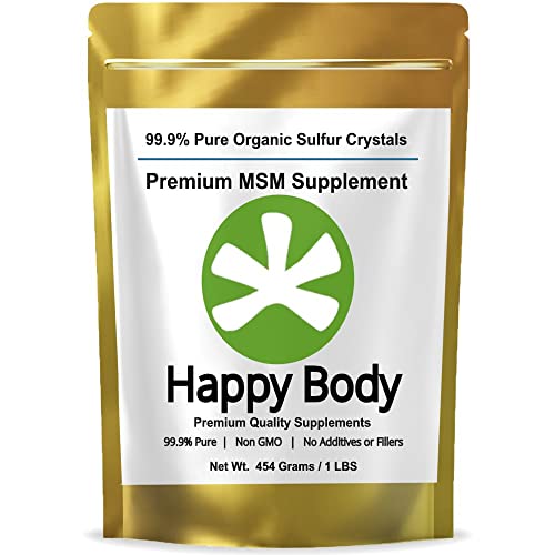Organic Sulfur Crystals - 99% Pure MSM Crystals, Premium MSM Supplement - 1 LBS Pack - Click to Buy