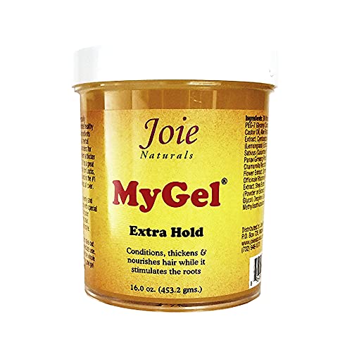 Joie Naturals MyGel Extra Hold - Hair Gel for Men & Women - Styling Gel for Curly Hair (16 Ounces) - Click to Buy