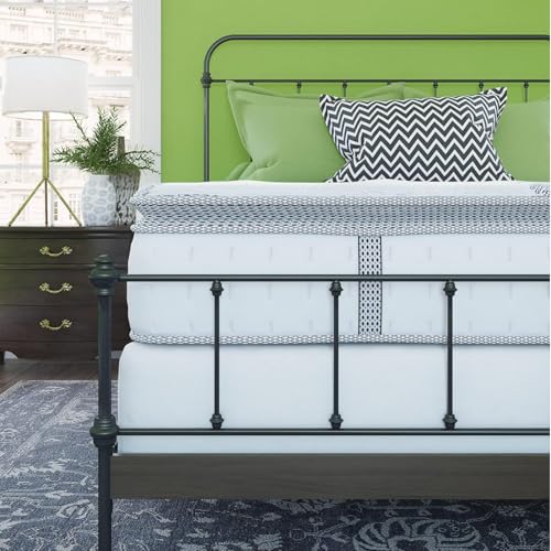 COOL GEL Classic Brands Mercer Memory Foam and Innerspring Hybrid 30,5 cm Pillow Top Matratze, Matratze in Einer Box, Twin XL - Click to Buy