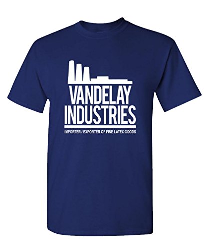 Vandelay Industries - Kramerica Funny - T-Shirt, Navy, X-Large - Click to Buy