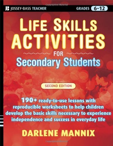 Life Skills Activities for Secondary Students with Special Needs by Mannix, Darlene (2010) Paperback - Click to Buy