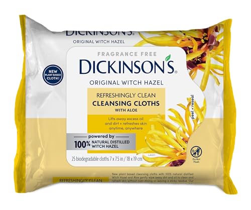 Dickinson's Refreshingly Clean Cleansing Cloths, 25 Count - Click to Buy
