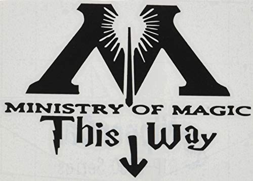 Ministry of Magic 5x4 inches vinyl decal - Click to Buy