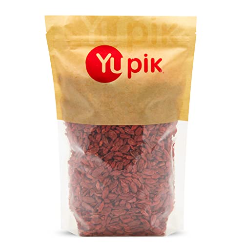 Yupik Natural Dried Goji Berries, 1 kg, Gluten-Free, GMO-Free, Dried Fruits, Wolfberries, No Sugar Added, Superfood, High in Vitamin A and C, Source of Fiber, Healthy Snacks, Ideal for Baking - Click to Buy