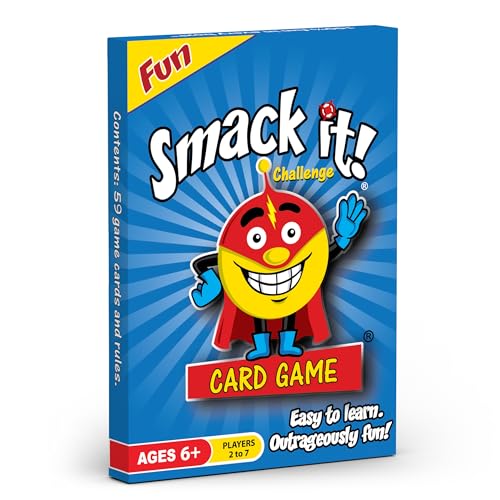 Arizona GameCo Smack it!, a Family Card Game for Kids – Fun and Easy to Learn – Perfect Easter Basket Stuffer for Kids or Gift Idea – Boy or Girl Ages 6-12