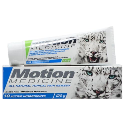 Motion Medicine – Advanced Pain Relief Cream (120g / 4 oz Tube), Fast-Acting, Long-Lasting Relief for Knee, Back, Muscle, Neck & Shoulder Pain - Click to Buy