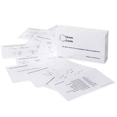 ChemCards: Study Flash Cards for Organic Chemistry - First Semester Topics - Click to Buy