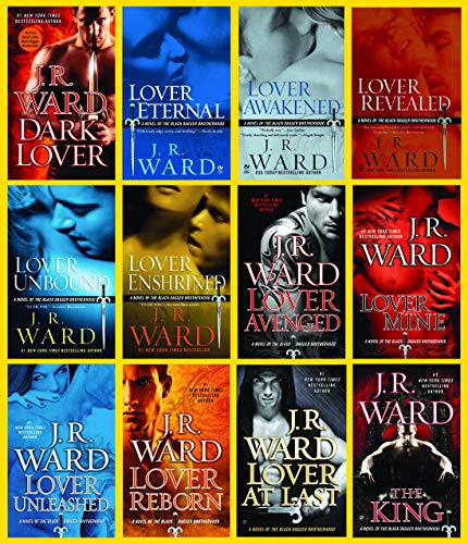 J. R. Ward Black Dagger Brotherhood Series 12 Books Collection Pack Set (Dark Lover, Lover Eternal, Lover Awakened, Lover Revealed, Lover Unbound, Lover Enshrined, Lover Mine, Lover Unleashed, Lover Reborn, Lover Avenged, Lover at Last, The King) - Click to Buy
