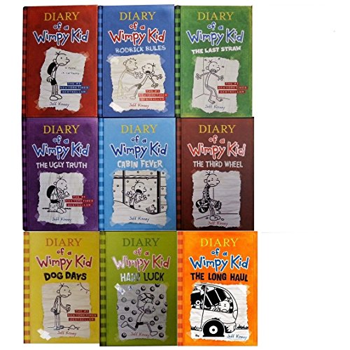 Diary of a Wimpy Kid Book 1-9 Complete Hardcover Set - Click to Buy