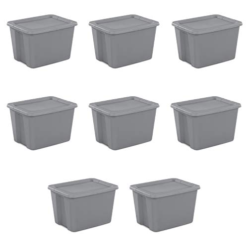 Sterilite 18 L, Stahl, Set von 8 - Click to Buy